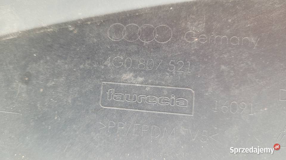 AUDI A6 C7 SPOILER DOKŁADKA ZDERZAKA TYŁ DYFUZOR Ruda Śląska