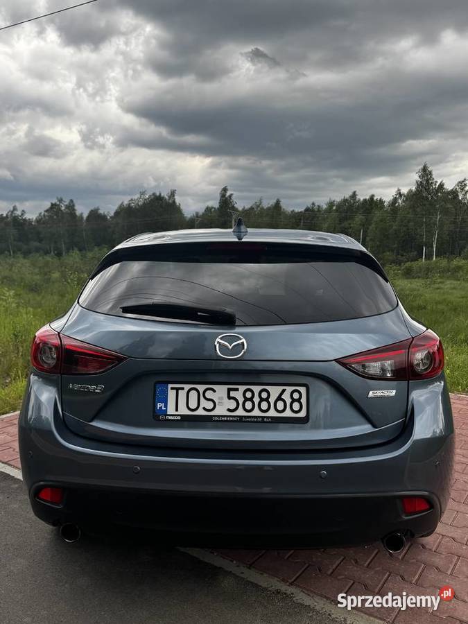 Mazda 3 20 benzyna 2014 120 bezwypadkowy salon Rok produkcji 2014 świętokrzyskie Ostrowiec Świętokrzyski