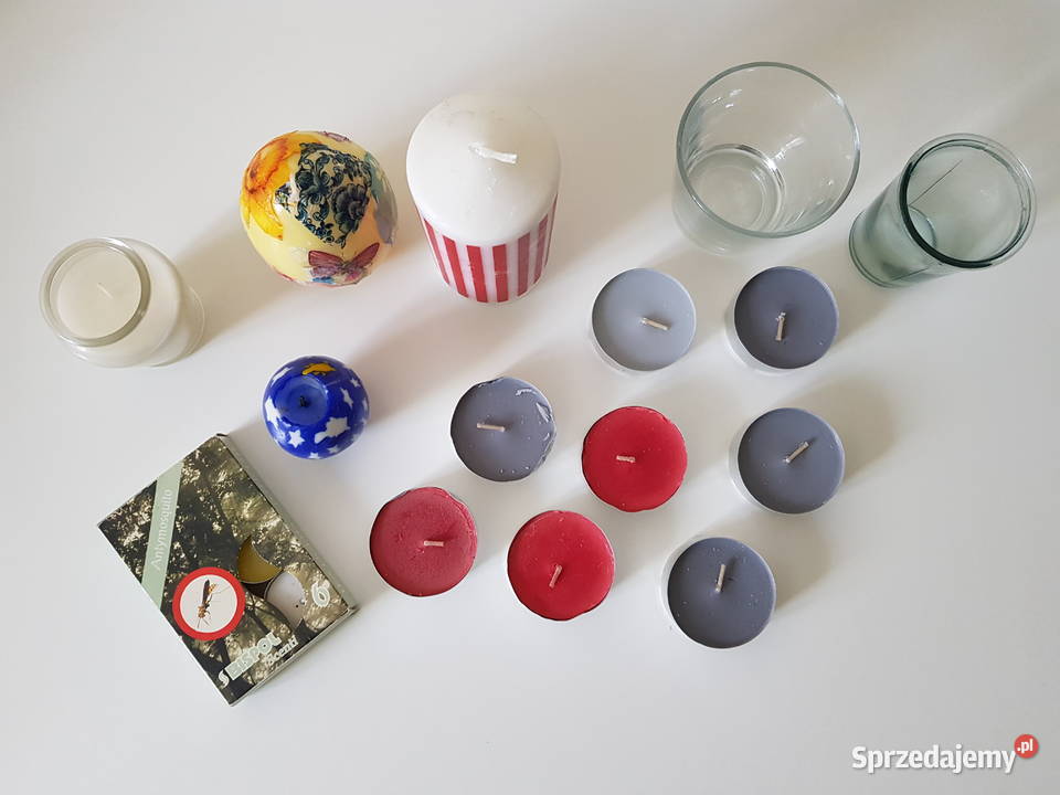Mix świeczki świeczniki tealighty Warszawa
