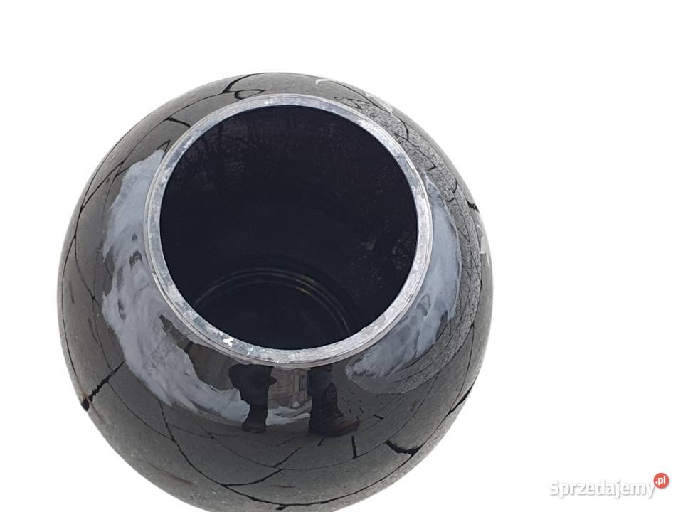 Stary Czechosłowacki ręcznie malowany wazon Art Cieszyn