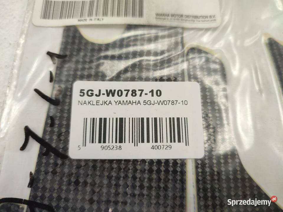 KOMPLET NAKLEJEK CARBON YAMAHA XP500 2005 NOWY