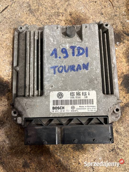 Sterownik silnika VW Touran 19 TDI osobowe Zawiercie