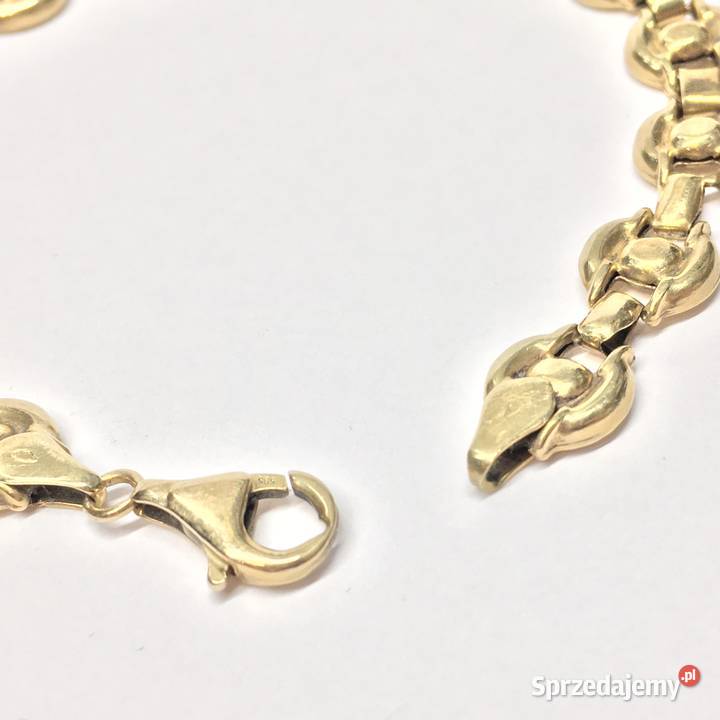 Złota BRANSOLETKA damska 585 14K ORYGINALNY wzór Warszawa