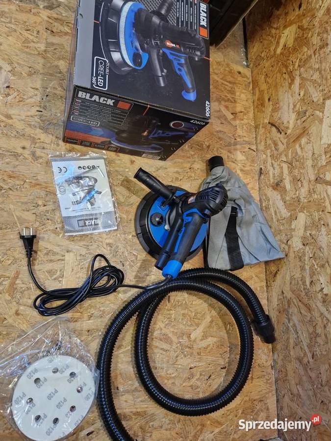 SZLIFIERKA do GIPSU GŁADZI TYNKÓW TYNKU 2xLED