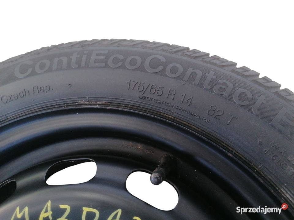 KOŁO ZAPASOWE DOJAZDOWE 17565R14 MAZDA2 MAZDA 2