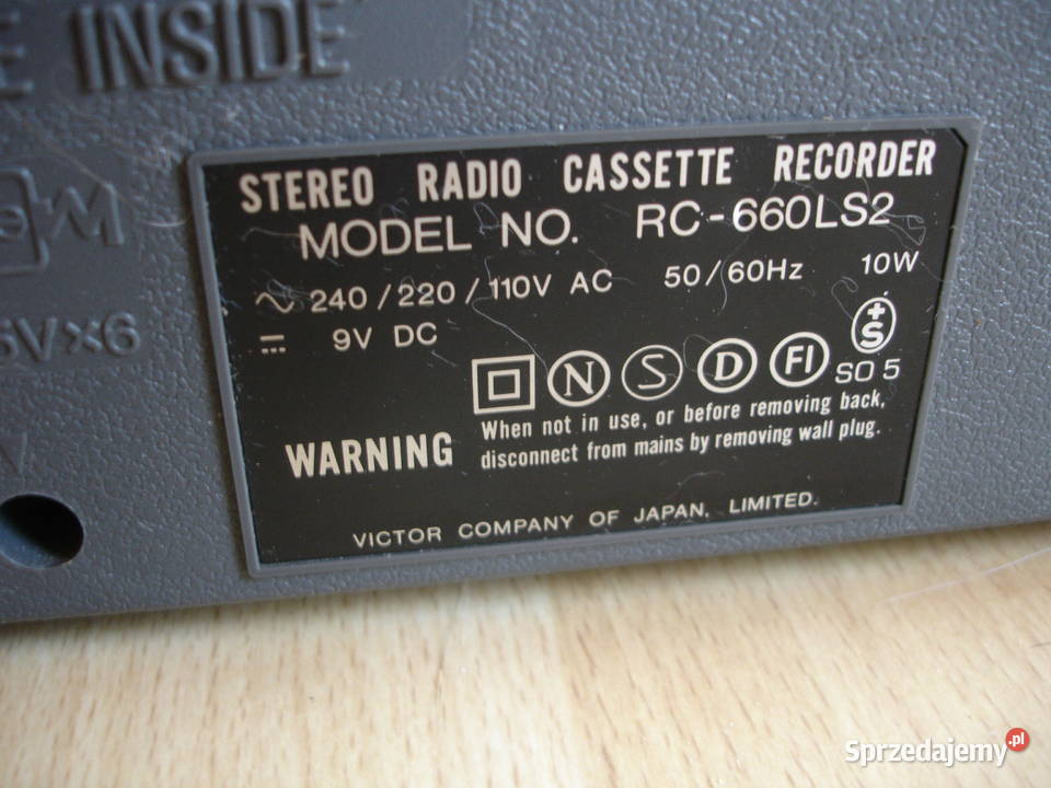 Radiomagnetofon JVC RC660LS2