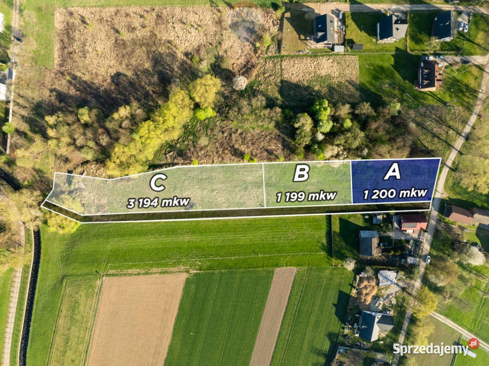 Budowlana działka w Krakowie Suchy Jar A Kraków