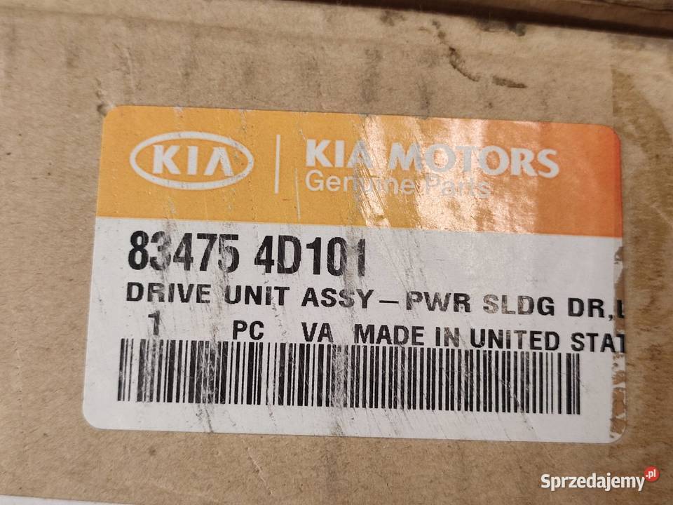 MECHANIZM DRZWI PRZESUWNYCH KIA CARNIVAL II 0614 lubelskie
