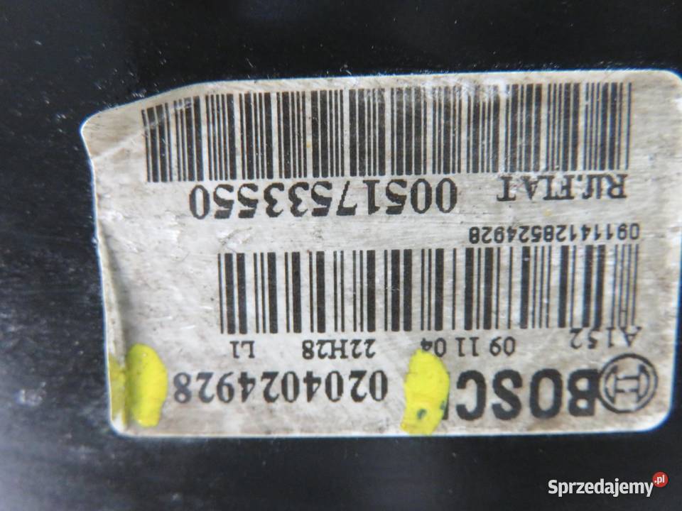 SERWO FIAT STILO 19 JTD 0204024928 517533550 osobowe Pompy hamulcowe