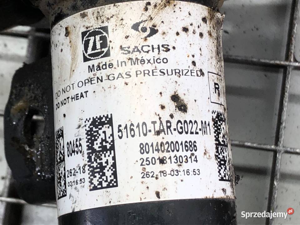 AMORTYZATOR PRAWY PRZÓD ZE SPRĘŻYNĄ HONDA JAZZ osobowe