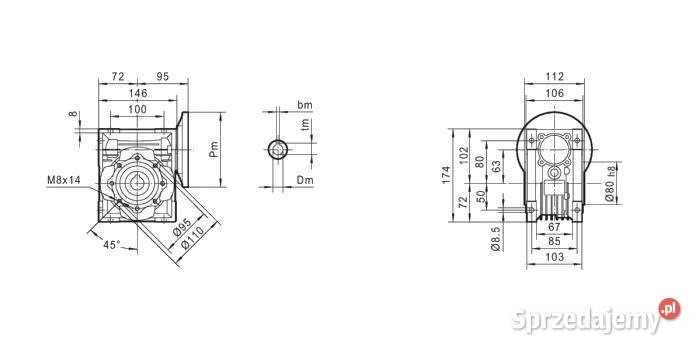 Silnik Elektryczny 11kW 1415obrPRZEKŁADNIA I75 Solec Kujawski