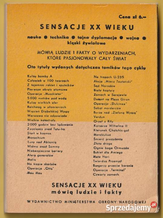 SENSACJE XX WIEKU BERLIŃSKA MISJA WITOLD KURPIS łódzkie Łódź