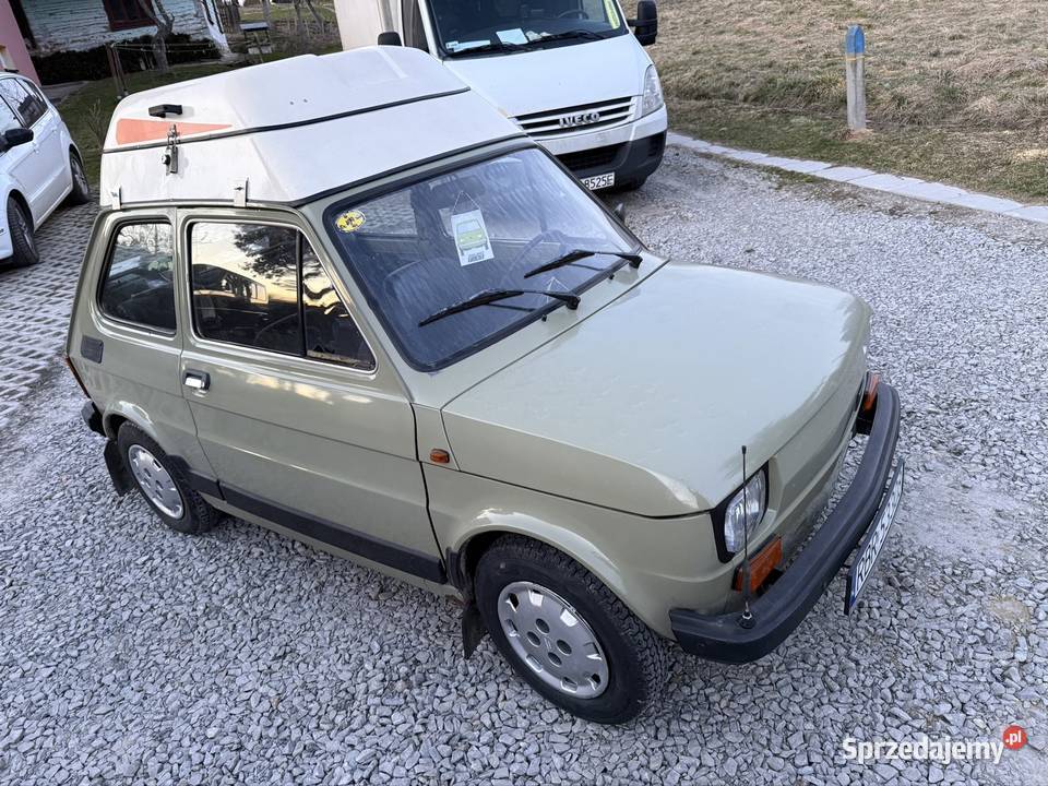 Fiat 126P 650E kapliczka bagażnik dachowy nieuszkodzony Motoryzacja sprzedam