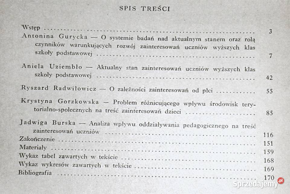 Zainteresowania uczniów Cz 2 Antonia Gurycka sprzedam