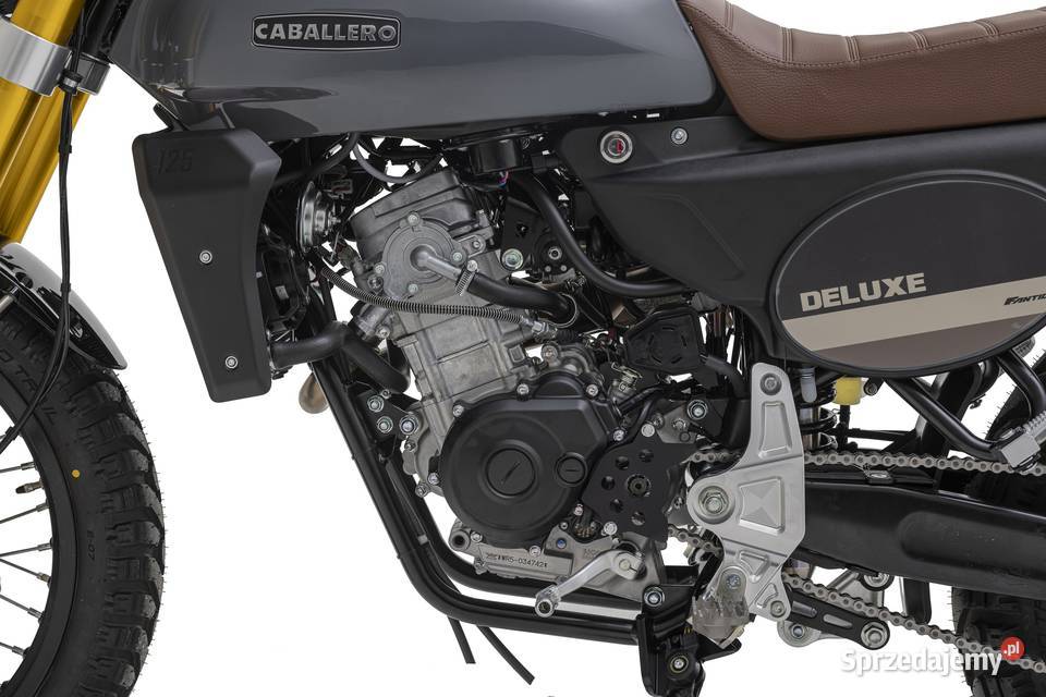 Fantic Caballero 125 Scrambler Deluxe MY25 szary Yamaha