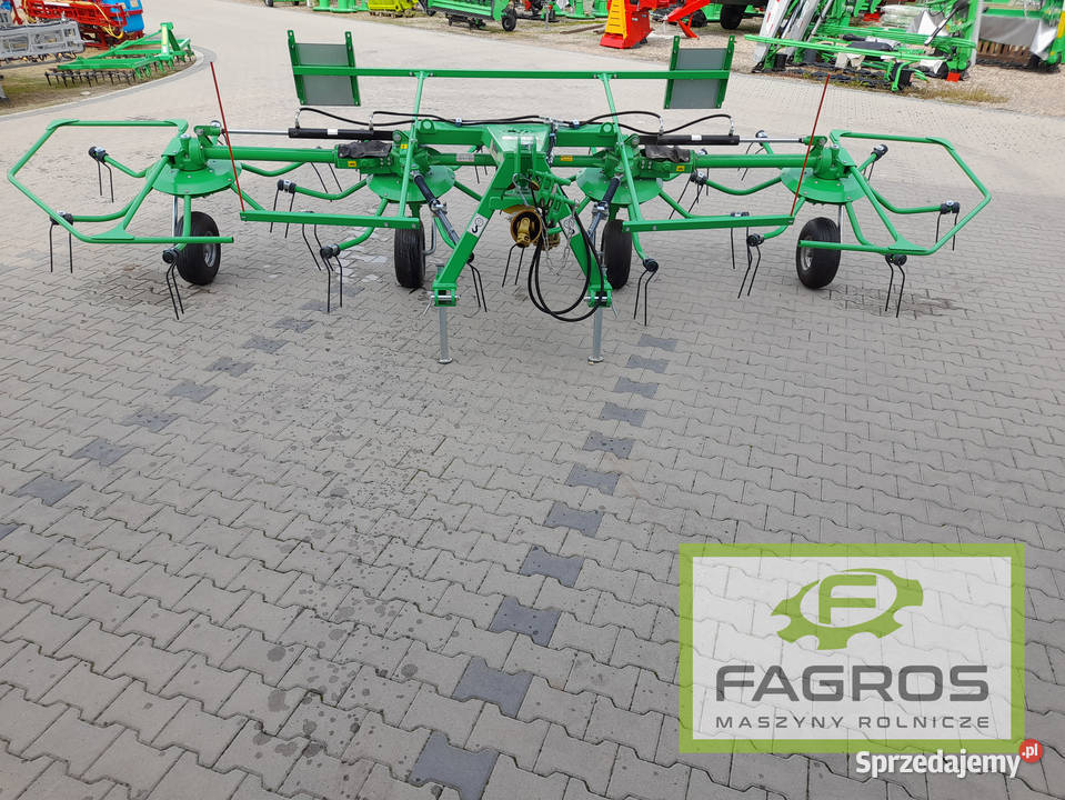 Nowy Przetrząsacz 4 wirnikowy pająk karuzela świętokrzyskie Końskie