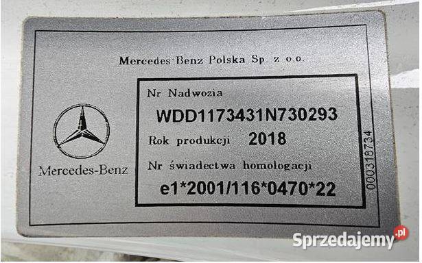 Syndyk sprzeda MercedesBenz CLA 200 MR16 E6 benzyna małopolskie