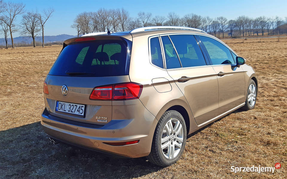 VW Golf sportvan 20 tdi Blumotion Highline przyciemniane szyby Samochody osobowe dolnośląskie Bystrzyca Kłodzka
