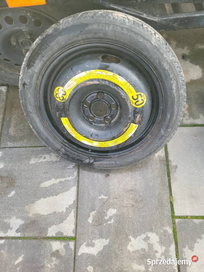 VW 16 5x100 koło dojazdowe zapasowe zapas Polo stalowe Wodzisław Śląski