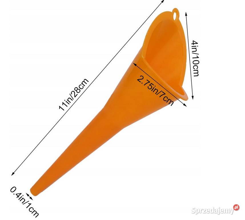 Lejek do paliwa oleju płynów długi wąski kolor sprzedam