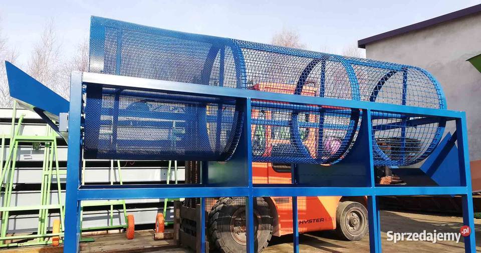 PRZESIEWACZ BĘBNOWY 900mm do Ziemi Granulatu Złotów