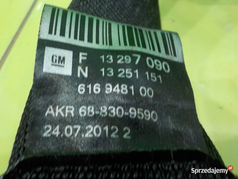 CHEVROLET ORLANDO 18 B 13r 5D pas bezpieczenstwa osobowe Suków