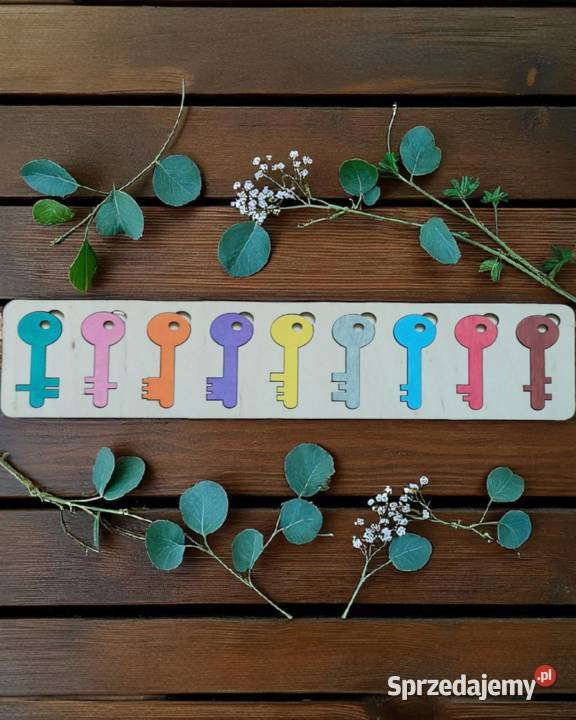 Drewniana Układanka Sensoryczna Dzieci Lublin