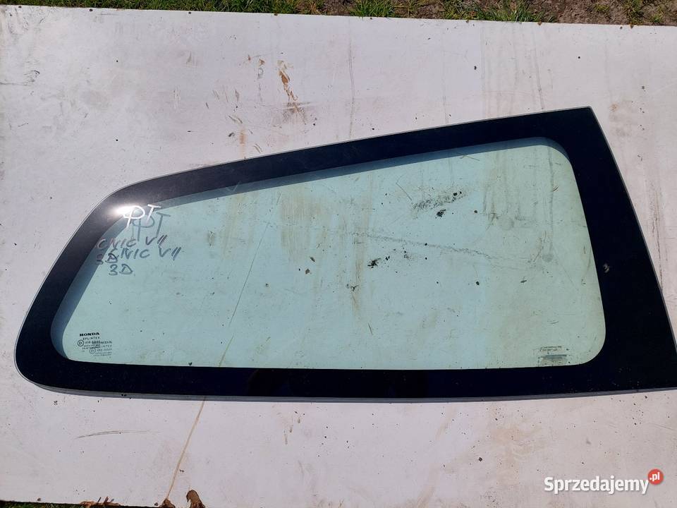 Szyba boczna karoseryjna prawy tył Honda Civic Rok produkcji 2004 Karoseryjne Przyborów