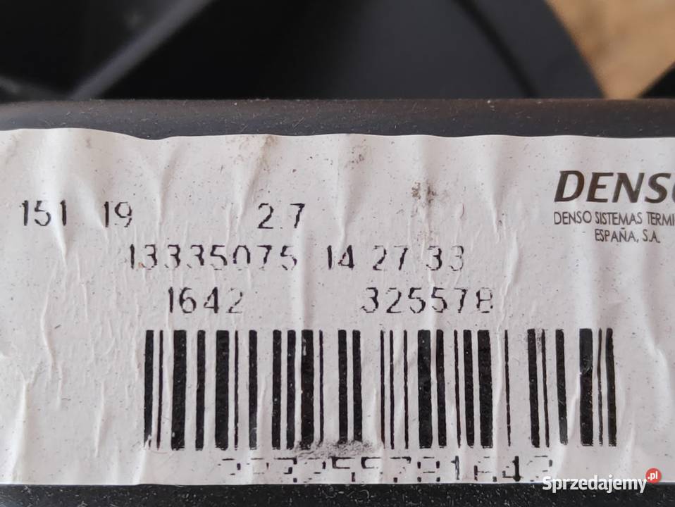 Wentylator Dmuchawa Nawiewu Opel Corsa E Pleszew sprzedam