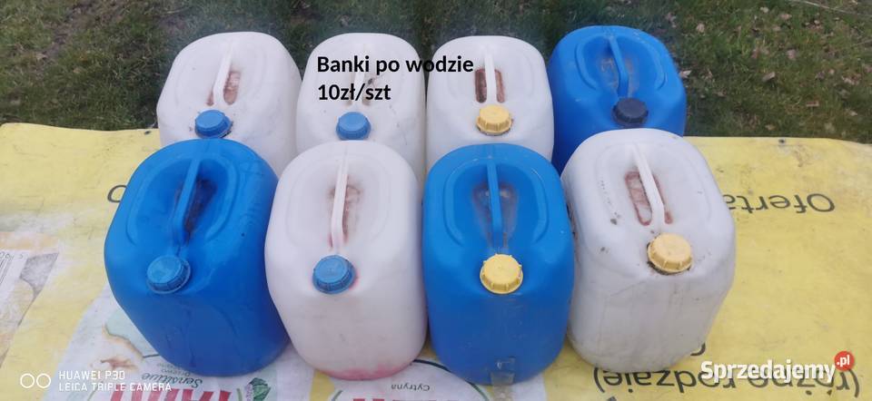 Mauzery 1000L x3 Bańki na wodę 20l Zgierz