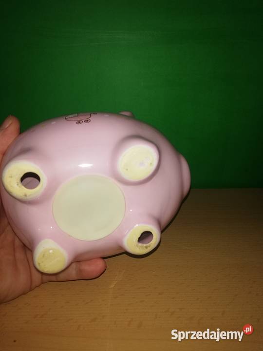 Porcelana skarbonka świnka mazowieckie