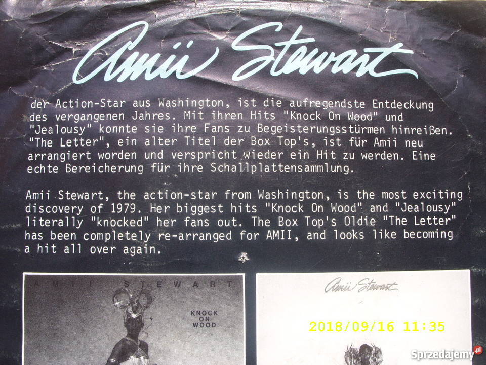 AMII STEWART THE LETTER Singiel winyl płyta winylowa Wołów sprzedam
