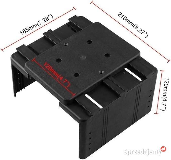 Uniwersalny podłokietnik samochodowy kolor szary Pruszków