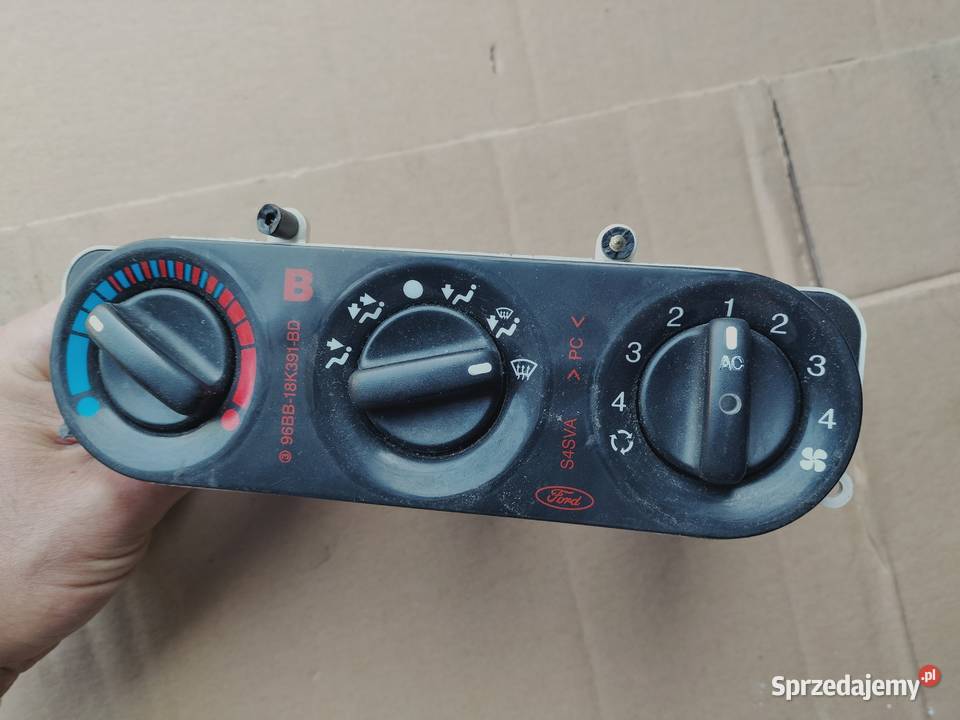 Panel nawiewu klimatyzacji FORD MONDEO MK2 panele sterowania, przełączniki Kamień-Kolonia