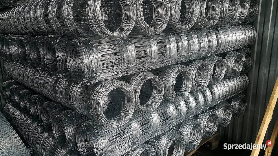 Siatka leśna 50mb zagęszczana słupki leśne Miechów