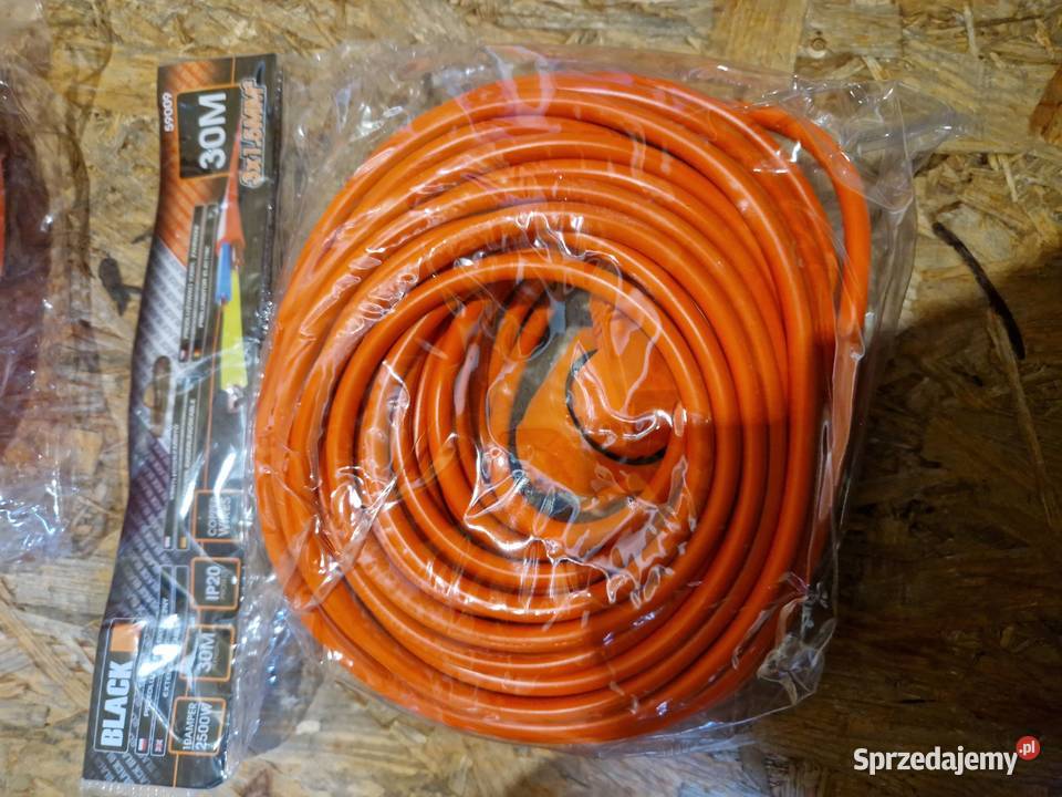 PRZEDŁUŻACZ ELEKTRYCZNY BLACK 30M 3X15MM IP20 Głogowa sprzedam