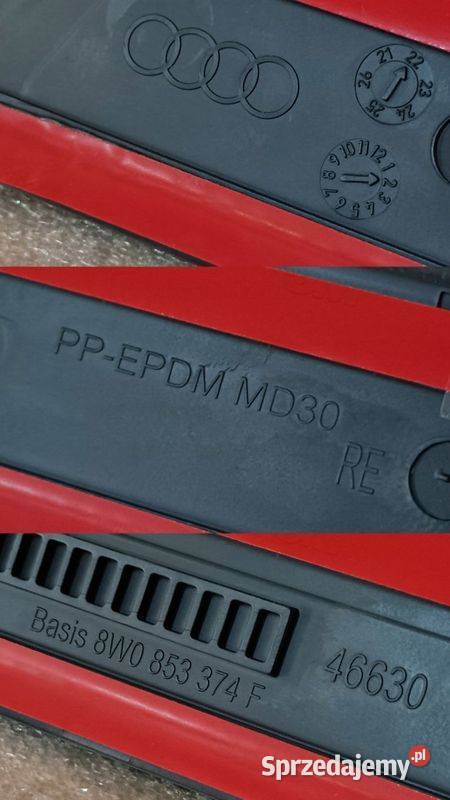 AUDI A4 B9 8W LISTWA PROGOWA OZDOBNA PRAWY PRZÓD Pozostałe wielkopolskie Pleszew