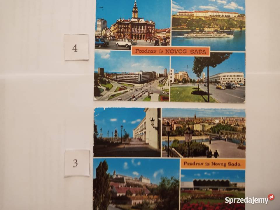 POCZTÓWKI Pozdrowienia z NOVOG SADA ZESTAW 39 Pocztówki i karty telefoniczne Szczecinek