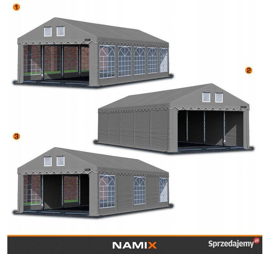 Namiot GRAND 3x4 magazynowy handlowy garaż PVC Jabłonna