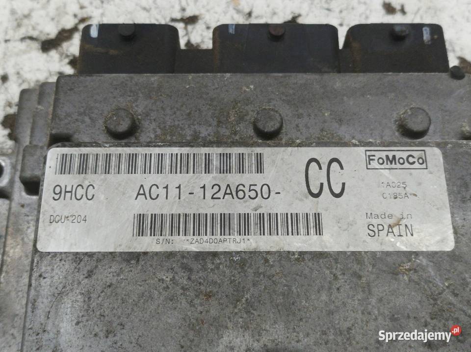 STEROWNIK SILNIKA AC1112A650CC 22 D 140 Ford Sterowniki świętokrzyskie