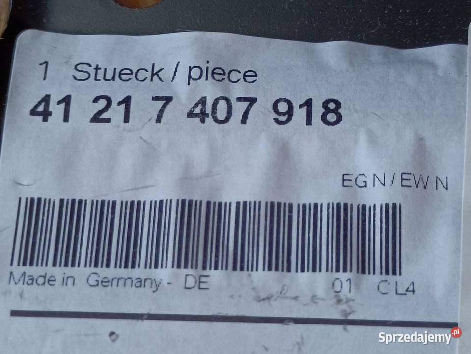 BMW X1 F48 F48N BLACHA WZMACNIAJĄCA PROGU PRAWA osobowe wielkopolskie Pleszew
