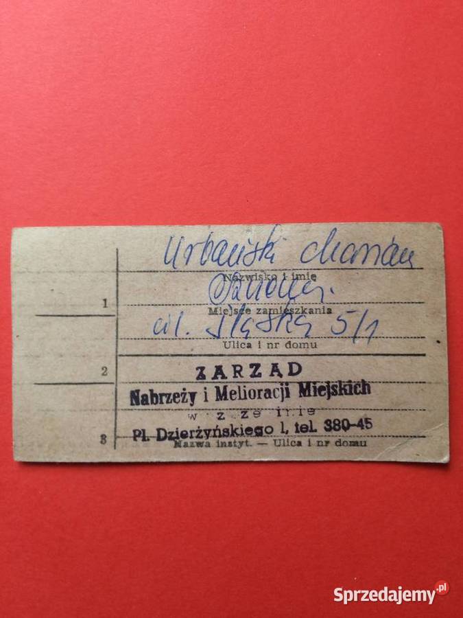 2544 Legitymacja MPK Szczecin