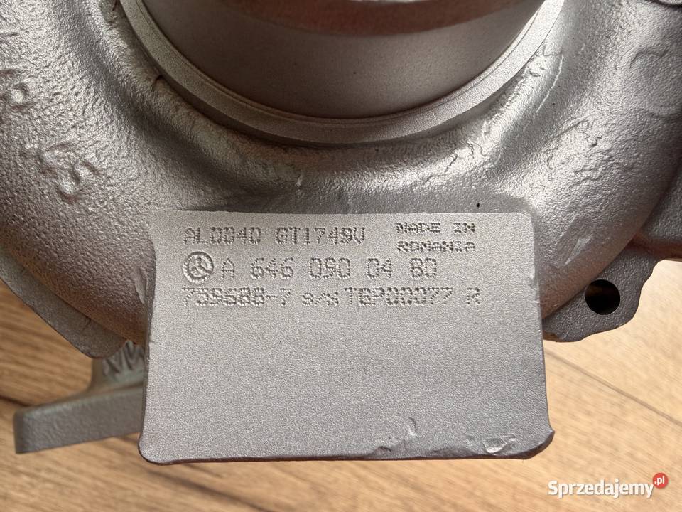 Turbosprężarka Turbo Mercedes Sprinter 22CDI 150 Lublin
