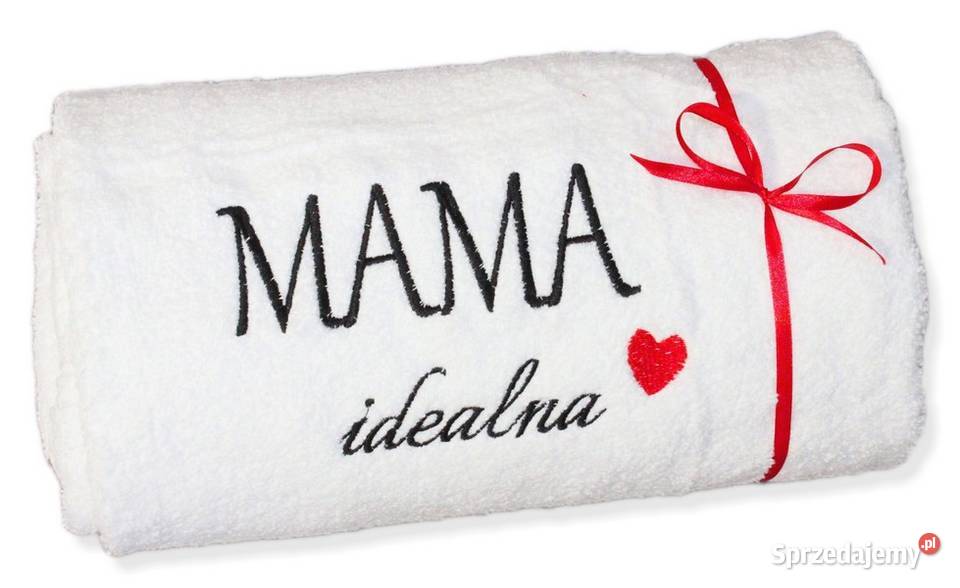 Prezenty na Dzień MAMY Ręcznik z napisem MAMA inny kolor