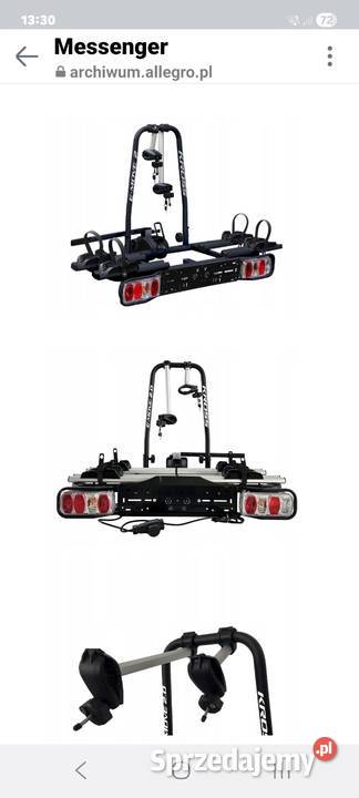 Bagażnik samochodowy na hak KROSS eMOVE 20 na 2 Bagażniki