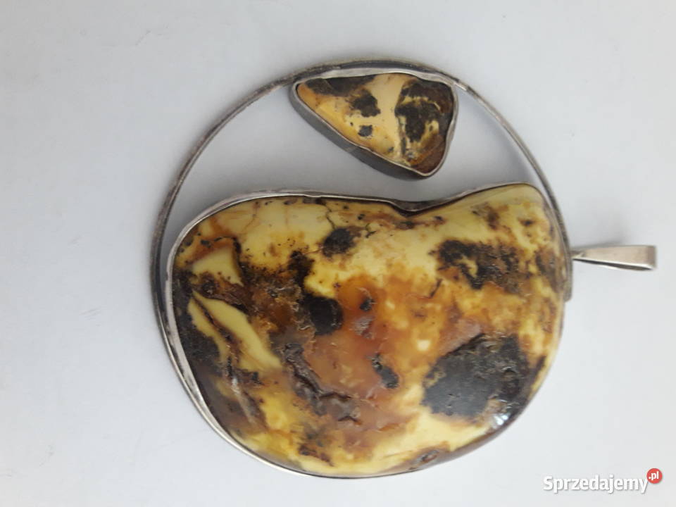 Wisior bursztyn bałtycki 64gram Białystok