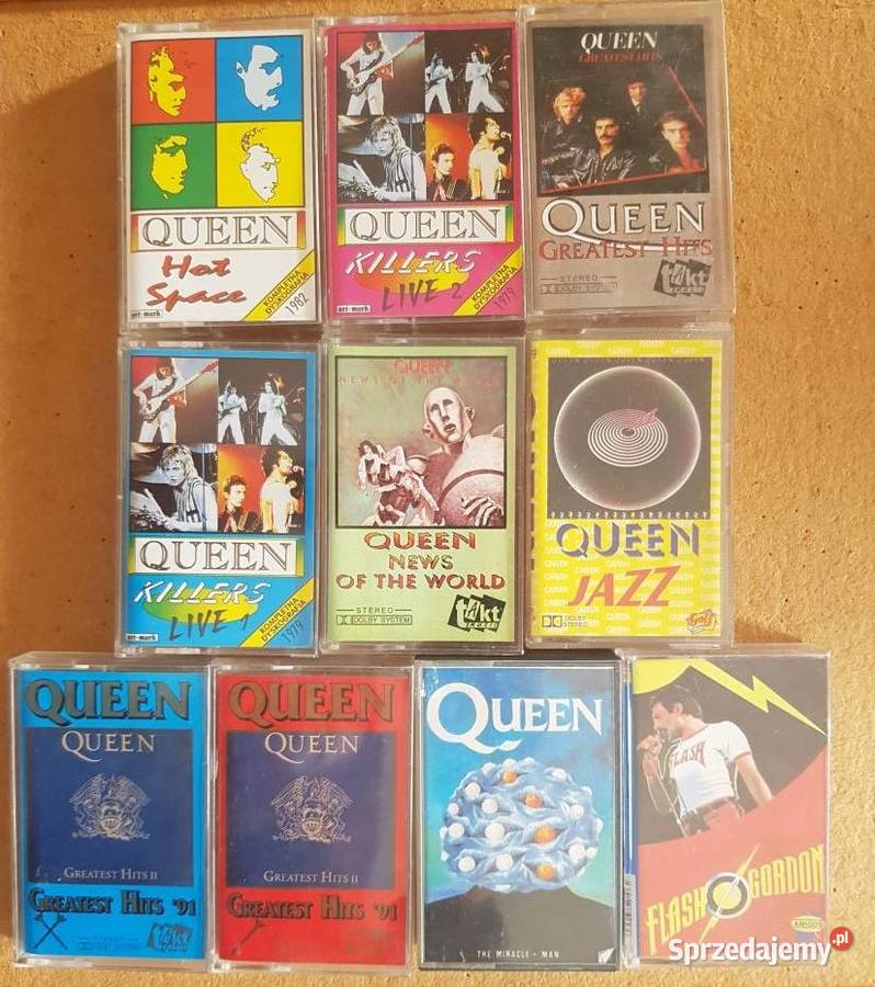 Marillion Quin Vangelis Elvis Presley kaseta rock Kielce