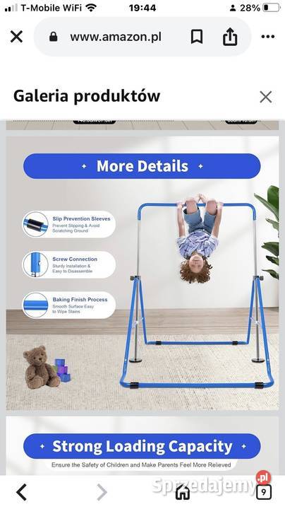 Drążek gimnastyczny Koło