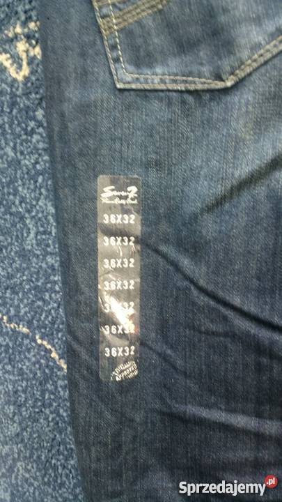 Spodnie jeansowe dzinsy 36x32 W36 L32 SEVEN 7 Rozmiar XL sprzedam