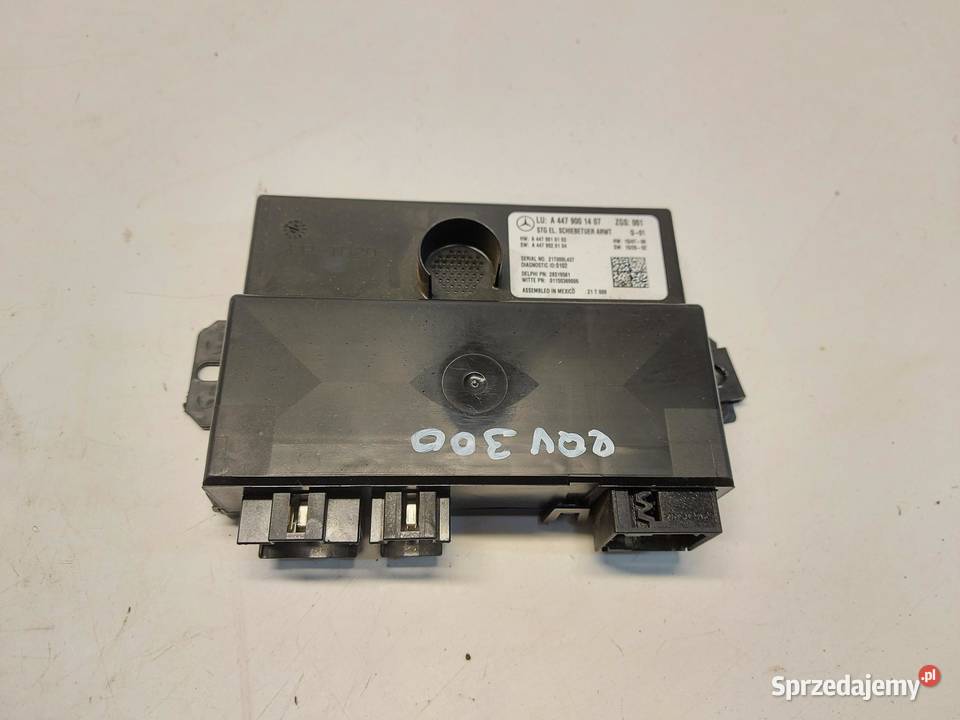 Mercedes EQV w447 Vklasa 2021 moduł sterownik